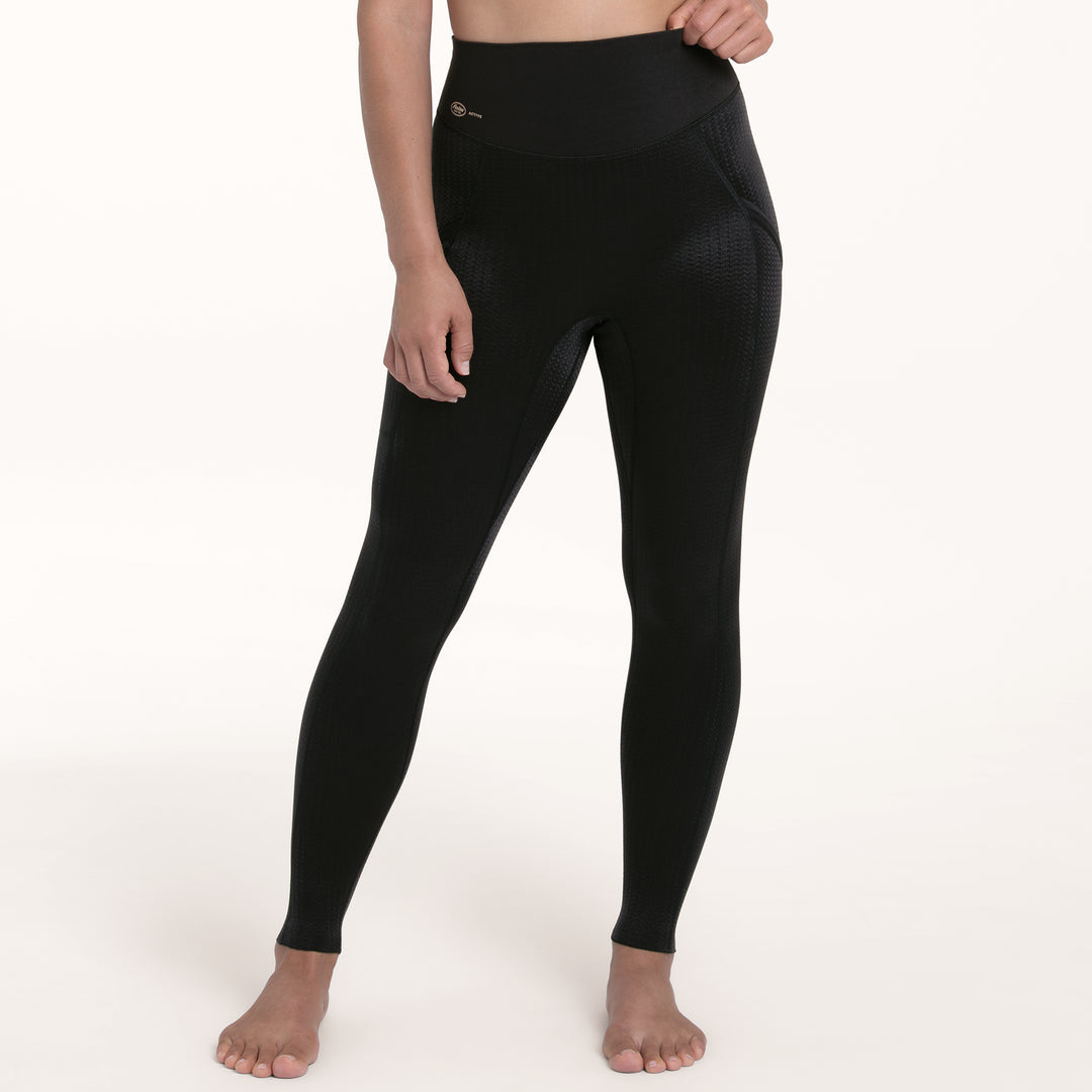 WUNDERHOSE Active  36-56 - High Waist mit Taschen